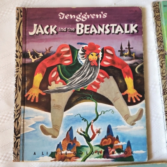 Vintage Little Golden Books Scuffy Jack & The Beanstalk Cars & Trucks The Taxi - Picture 10 of 13